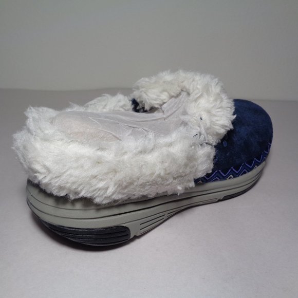 Ryka Size 7 Wide ADVENTURE Navy Suede New Clogs - Picture 10 of 13